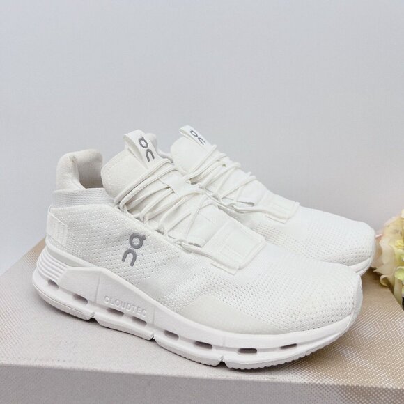On Cloud Cloudnova Running Shoe Sneaker Undyed-White Mens Size US 8.5 - Picture 3 of 10